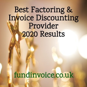 Business Moneyfacts Awards 2020 Best Factoring & Invoice Discounting Provider