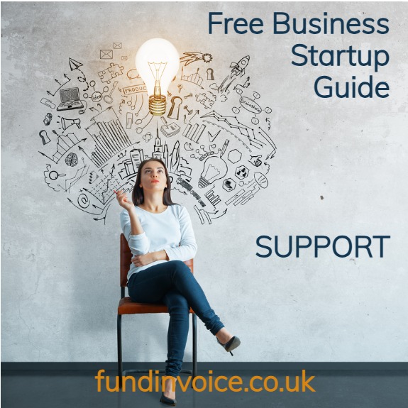 Sources of further support for new start up businesses.