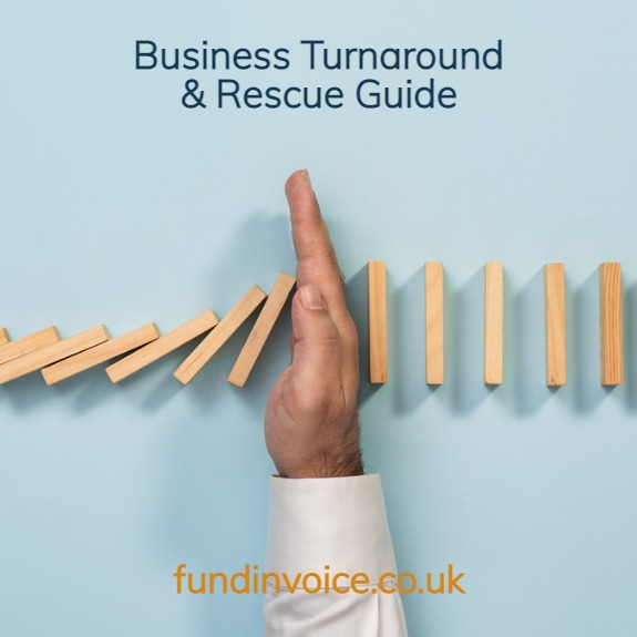 Business turnaround guide and guidance for company rescue.