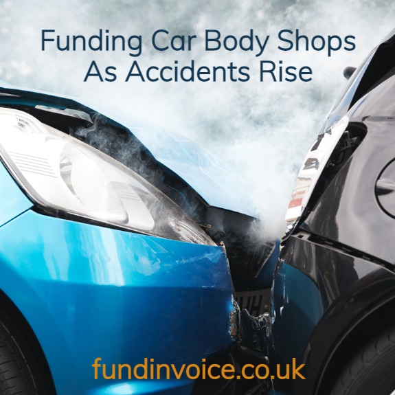 How we are funding car body shops as accidents are set to increase following lockdown.