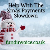 Help coping with the Christmas payments slowdown.