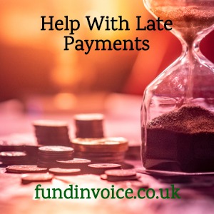 How easy is it to get help with late payments from customers.