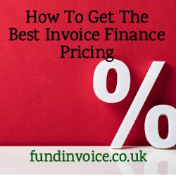 Tips on how to get the best invoice finance pricing.