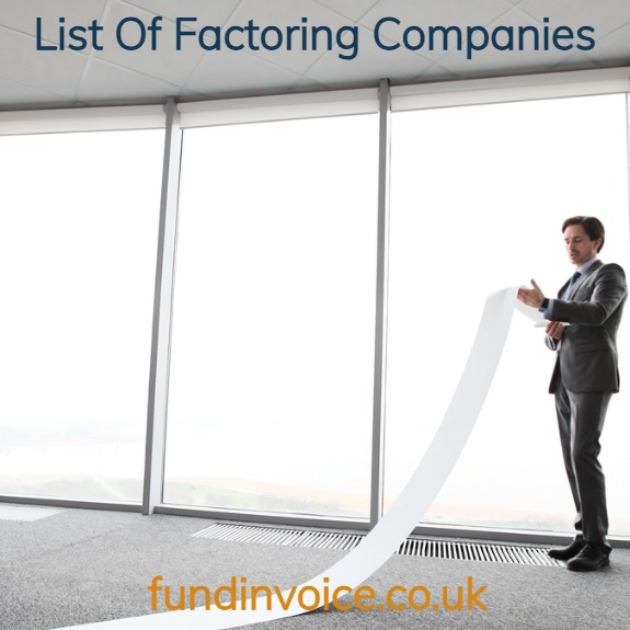 List Of Factoring Companies