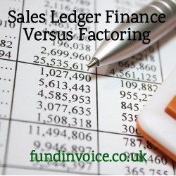 Sales ledger finance versus factoring, the differences explained.